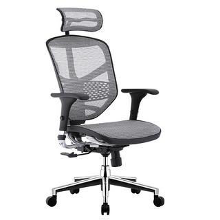 ergonor保友办公家具金卓系列人体工学电脑椅银白色铝合金脚